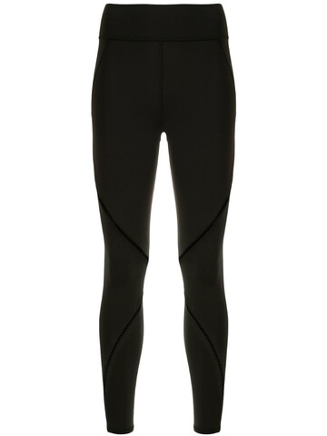 Michi cut-out panelled sports leggings in black