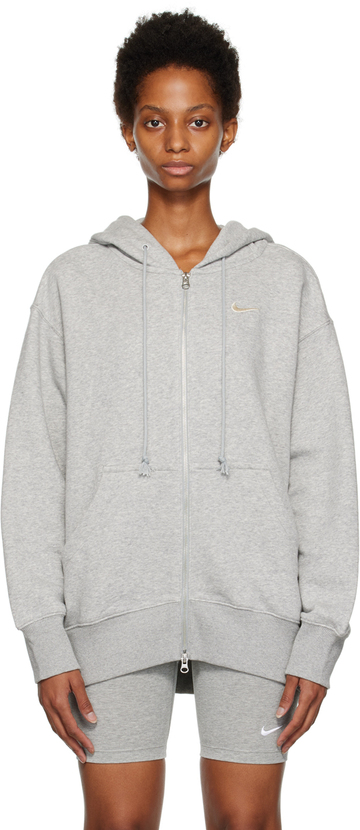 Nike Gray Sportswear Phoenix Hoodie in grey