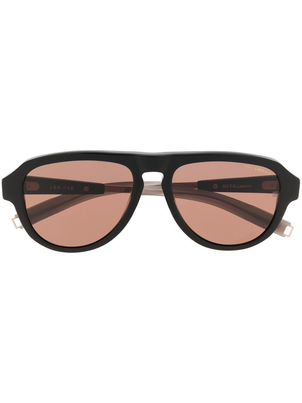 Dita Eyewear Lancier LSA-706 pilot-frame sunglasses - Black