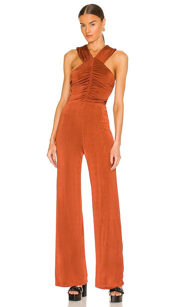 House of Harlow 1960 x REVOLVE Marzhan Jumpsuit in Rust in brown