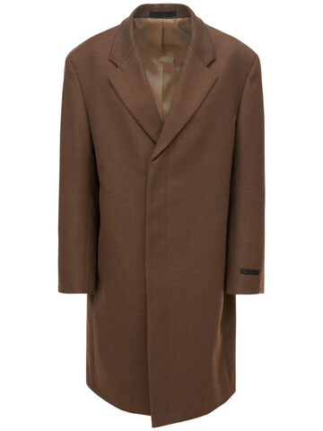 FEAR OF GOD Chesterfield Twill Wool Coat in brown