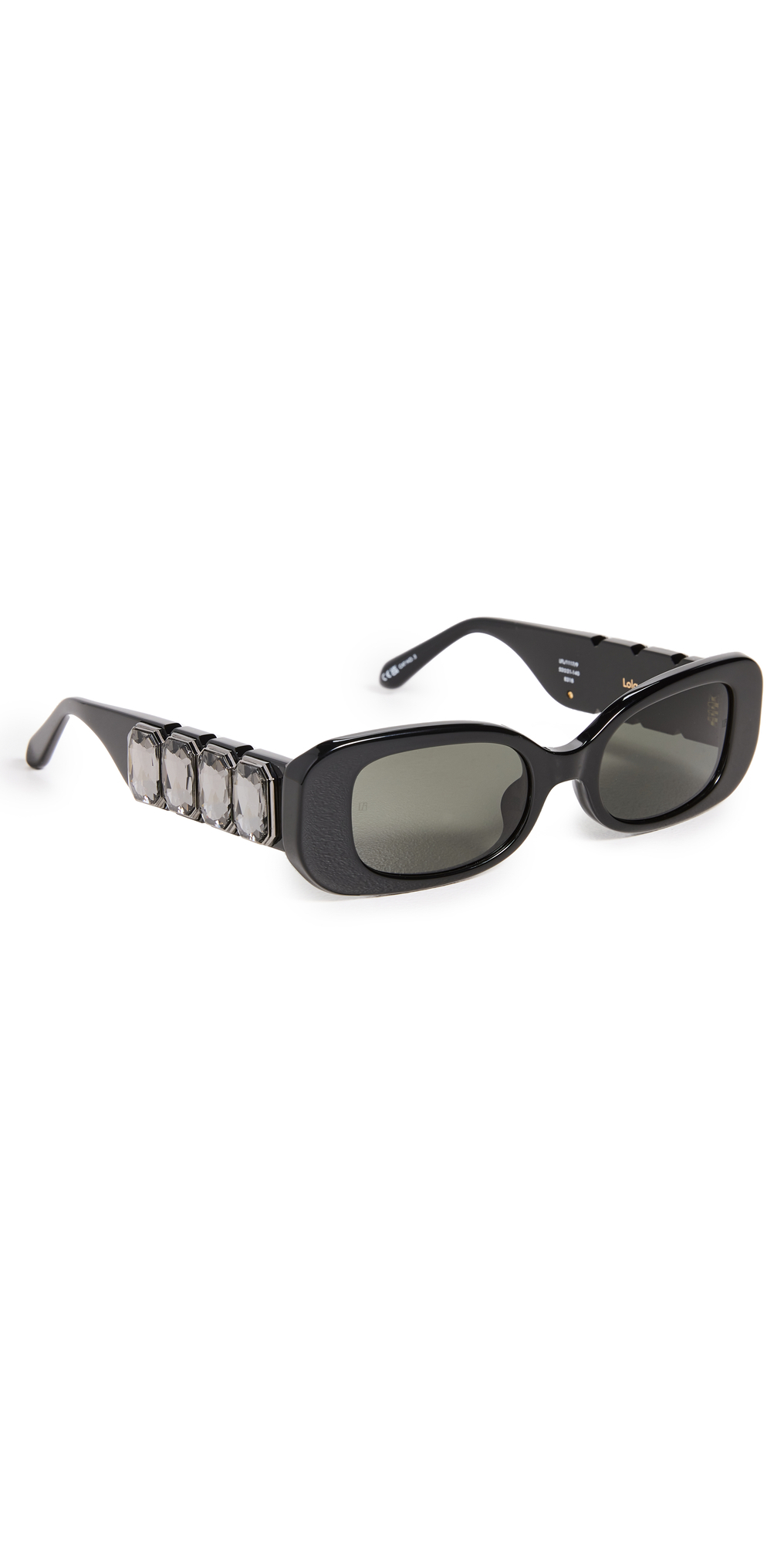 Linda Farrow Lola Black Sunglasses