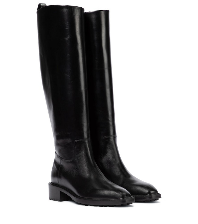 AeydÄ Tammy leather riding boots in black