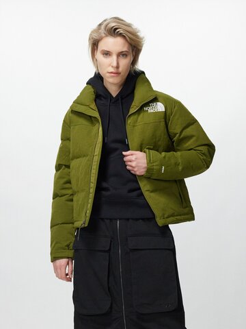 the north face - 1992 retro nuptse quilted down jacket - womens - olive