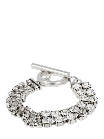 isabel marant queen of night crystal bracelet in silver