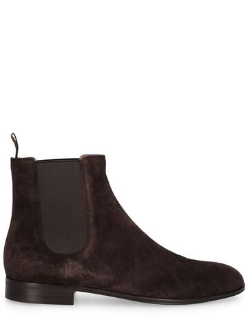 gianvito rossi alain suede chelsea boots