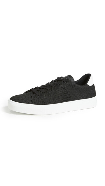 GREATS Royale Knit Sneakers in black / white
