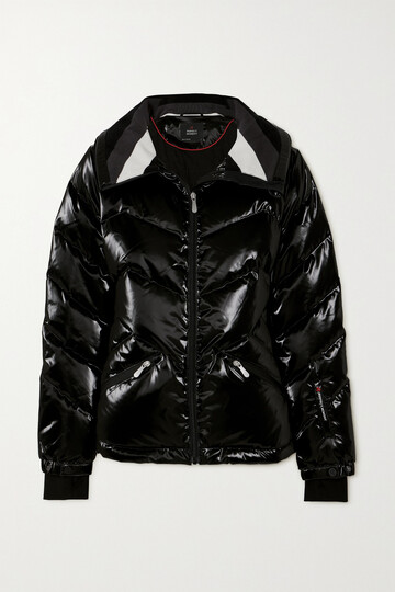 perfect moment - duvet quilted down ski jacket - black