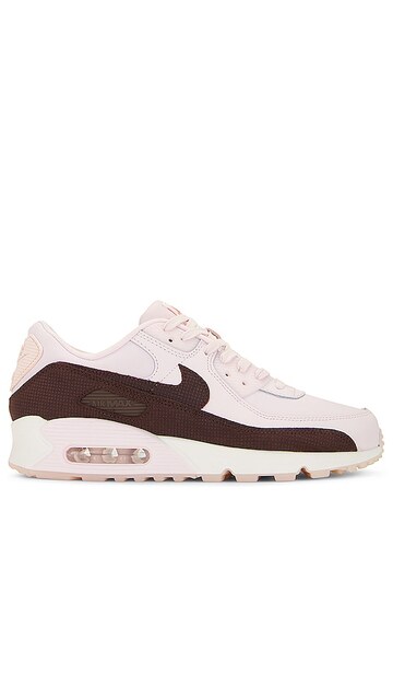 nike max 90 ltr sneakers in blush in brown / pink