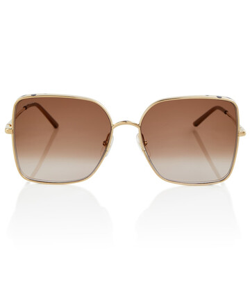 Cartier Eyewear Collection Metal square sunglasses in gold