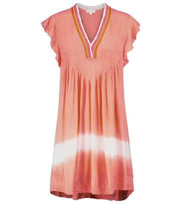 Poupette St Barth Exclusive to Mytheresa â Sasha fringed and tie-dye minidress in orange