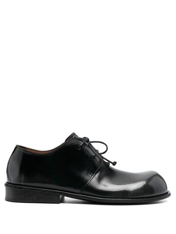 marsèll polished round-toe oxford shoes - black