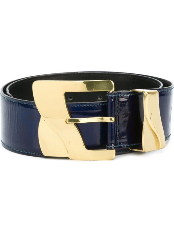 Versace Pre-Owned wide belt in blue