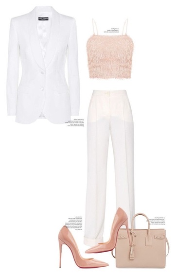 blouse,pink,white,tan,heels,purse