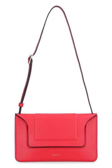 Wandler Penelope Mini Leather Shoulder Bag in red
