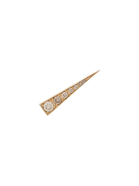 Daou 18kt yellow gold Spark diamond earring