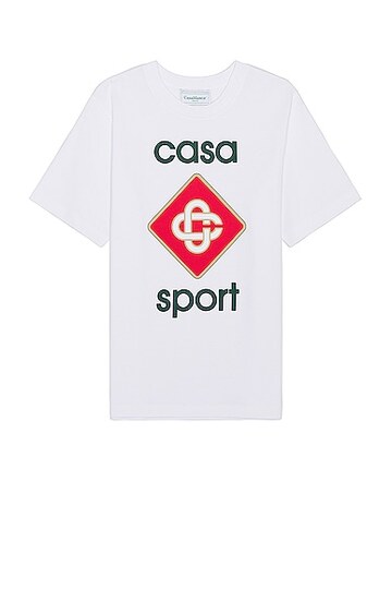 casablanca casa sport t-shirt in white
