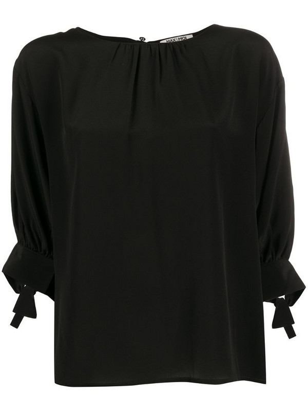 Max & Moi relaxed fit blouse in black