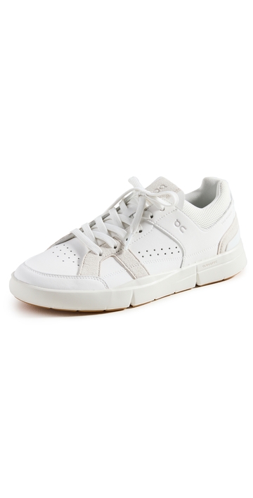 on the roger clubhouse sneakers white/sand 8
