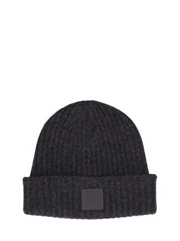 MARC JACOBS (THE) Ribbed Beanie in black / grey