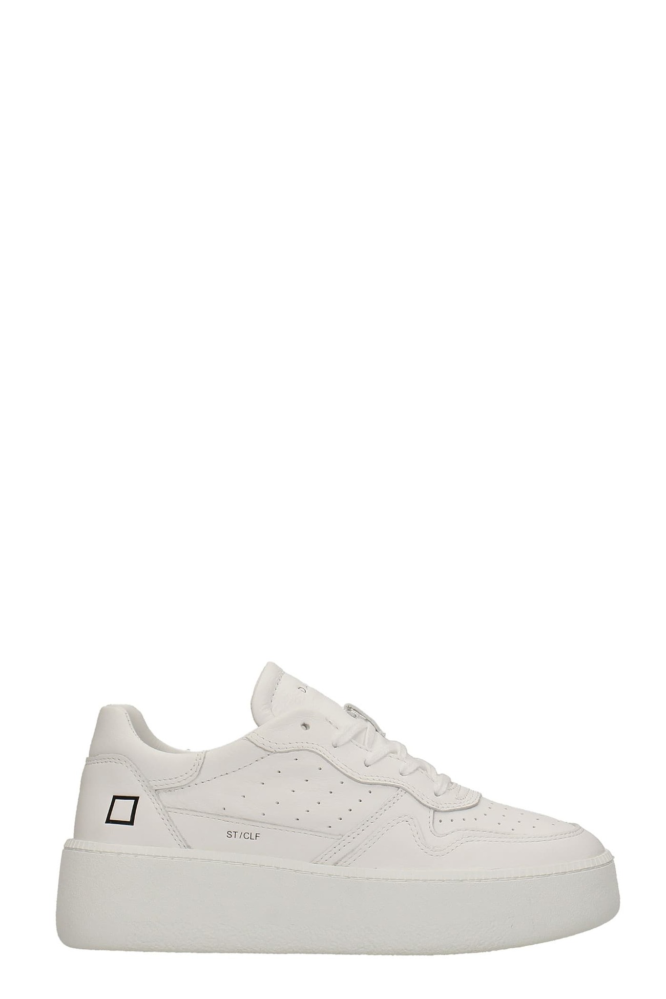 D.A.T.E. D.A.T.E. Step Sneakers In White Leather
