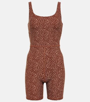 the upside leo claudia playsuit in brown