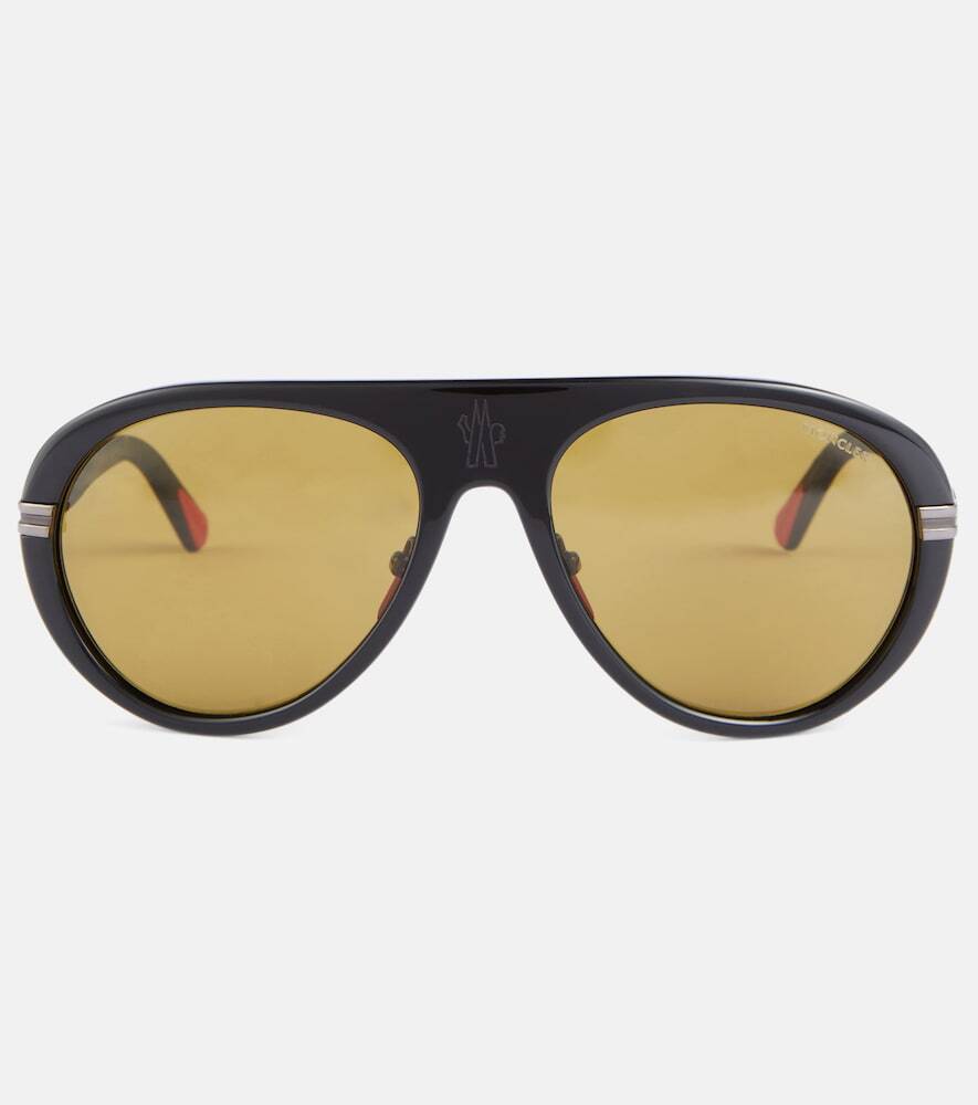Moncler Navigaze aviator sunglasses in black