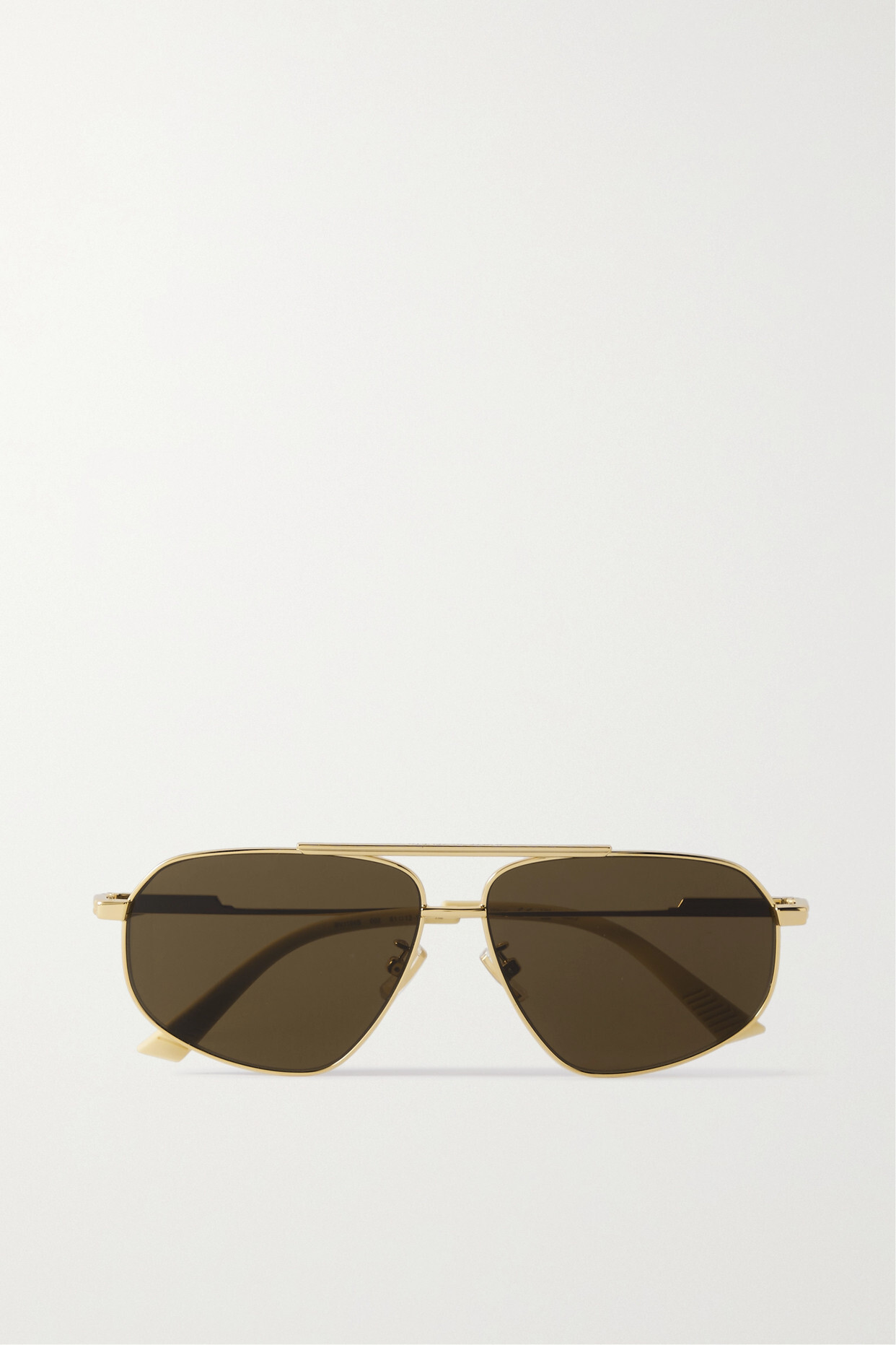 Bottega Veneta Eyewear - Aviator-style Gold-tone Sunglasses - one size