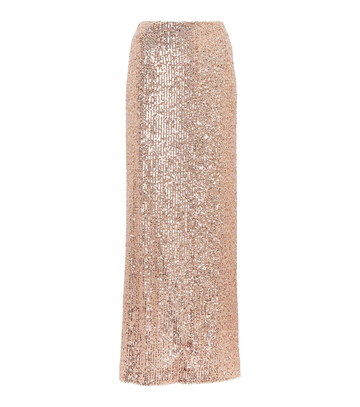 Tom Ford Sequined maxi skirt in pink