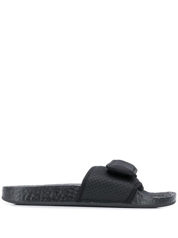 adidas by Pharrell Williams Boost sole pool slides in black