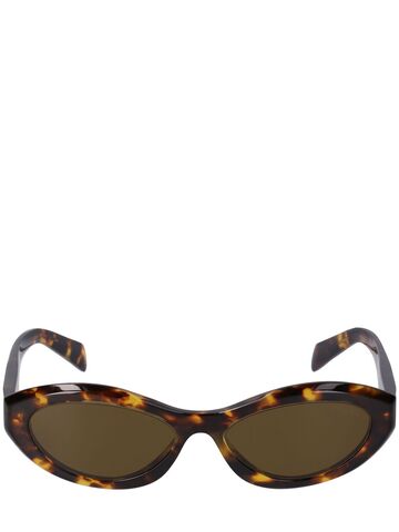 PRADA Catwalk Cat-eye Acetate Sunglasses in green