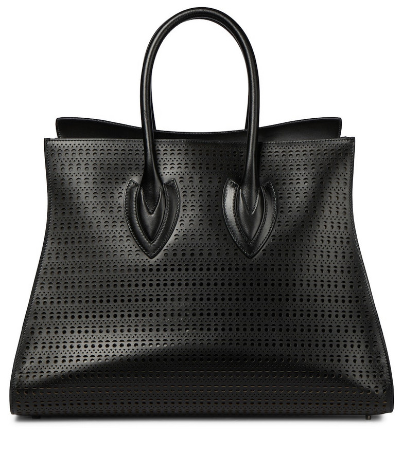 AlaÃ¯a Sidi 41 Medium leather tote in black