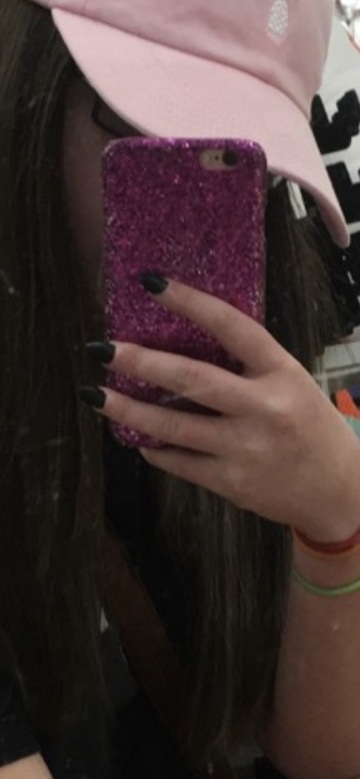 phone cover,pink,glitter,sparkle