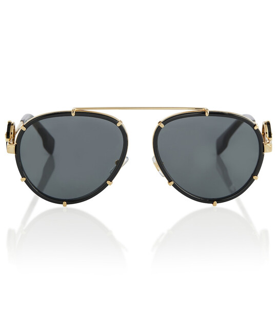 Versace Vintage Icon aviator sunglasses in gold