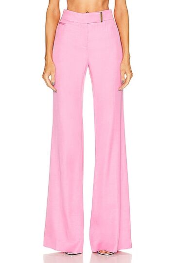 tom ford wide leg pant in pink in rose