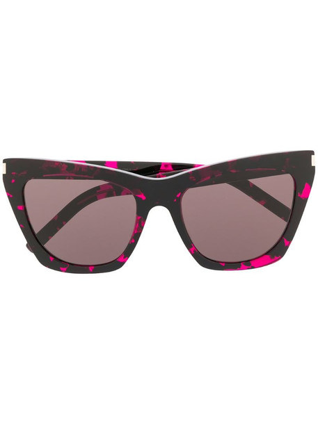 Saint Laurent Eyewear SL214 square-frame sunglasses in black