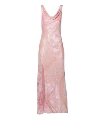 Koché Koché Sequins Long Dress in pink