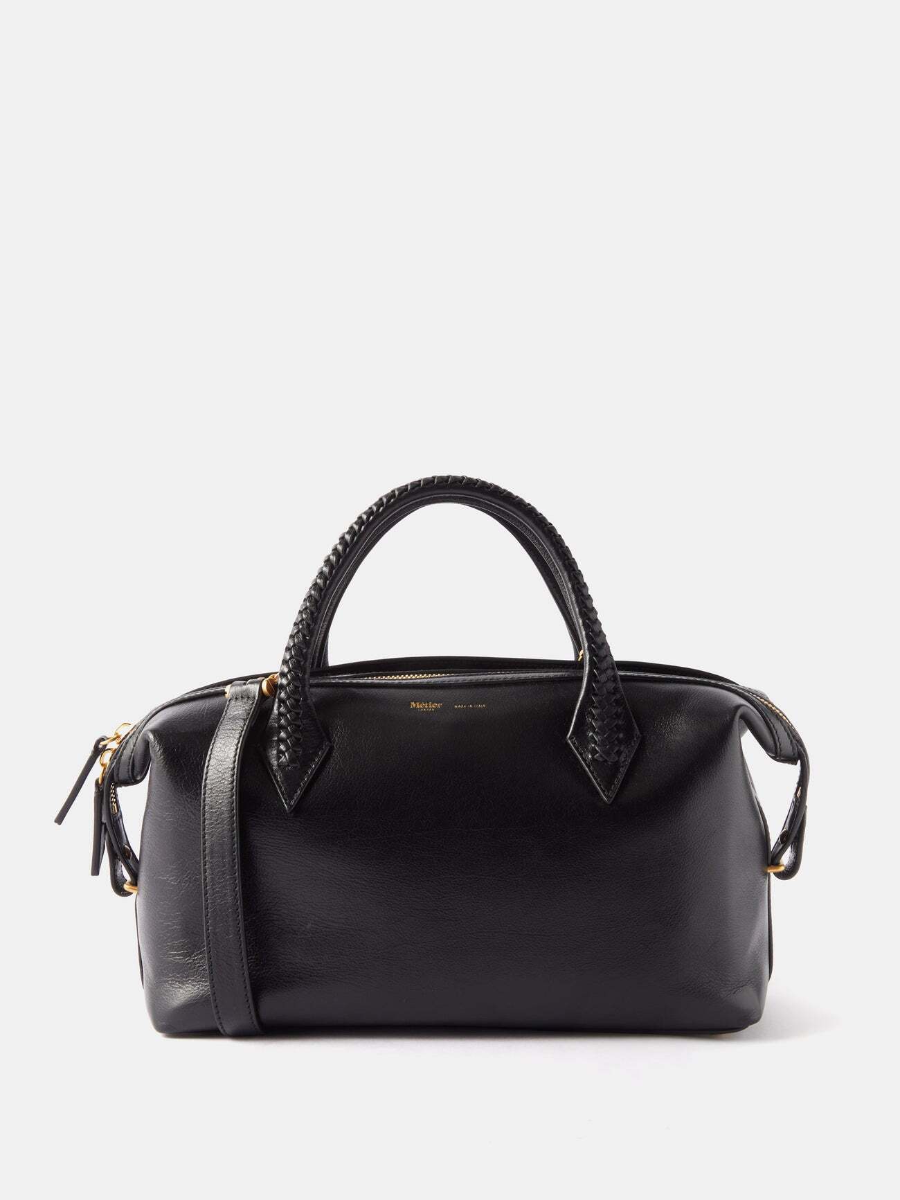 Métier - Perriand City Small Leather Handbag - Womens - Black