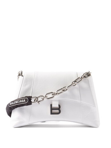 Balenciaga - Downtown Chain-strap Leather Shoulder Bag - Womens - White