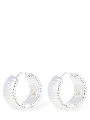 federica tosi cleo hoop earrings in silver