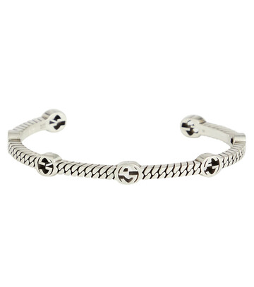 Gucci GG sterling silver cuff bracelet