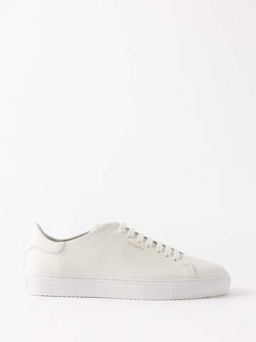 axel arigato - clean 90 leather trainers - mens - white