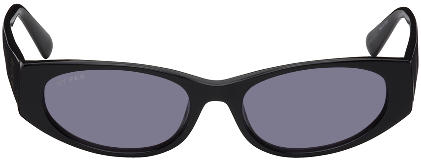BY FAR Black Rodeo Sunglasses