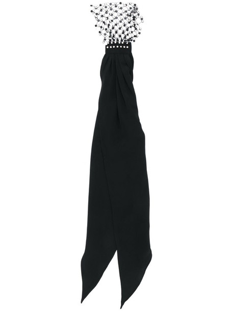 Dorothee Schumacher Mesh Sparkle strass scarf in black