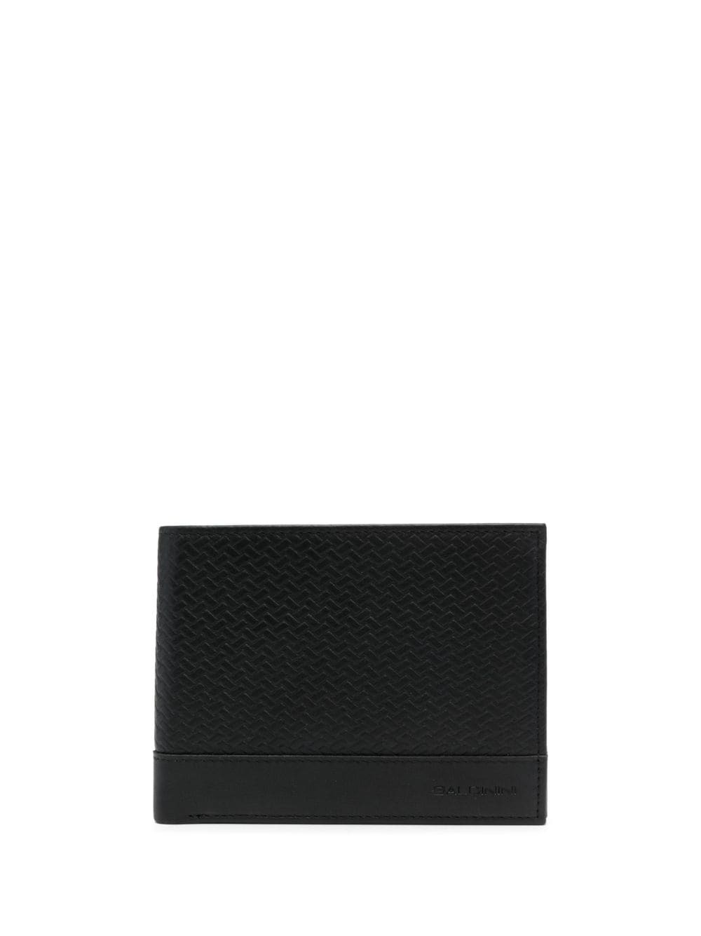 Baldinini bi-fold leather wallet - Black
