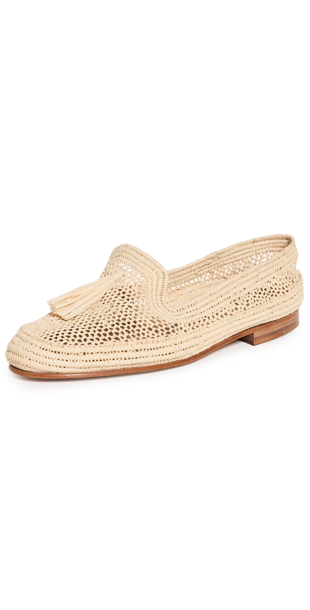 Carrie Forbes Mokka Loafers in natural