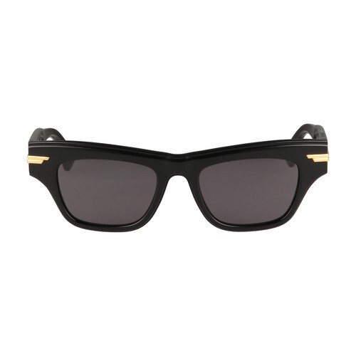 Bottega Veneta Mitre Sunglasses in black / grey