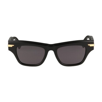 Bottega Veneta Mitre Sunglasses in black / grey