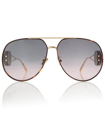 dior eyewear diorbobby a1u aviator sunglasses in brown