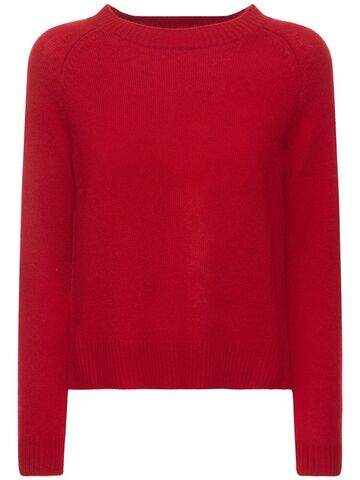 weekend max mara scatola cashmere knit sweater in red